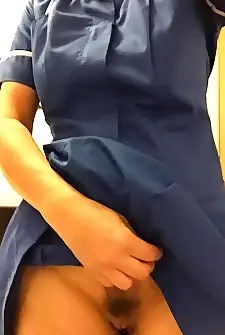 Look what’s under my nurses uniform f
