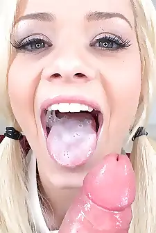 About to swallow