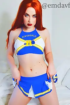 Cherry Blossom cheerleader cosplay from Riverdale