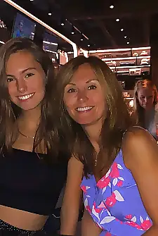 daughter and mother